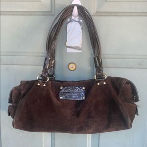Kate Spade Vtg Purse Suede leather shoulder bag